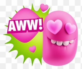 3D Love Colourful Stickers for iMessage by Pallavi Kalyanam - 3d Rendering Emoji