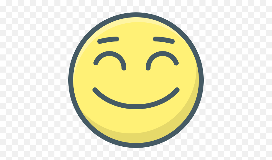 Face Positive Smile Smiley Icon - Smiley Emoji,Positive Emoji
