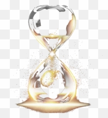 Mq Crystal Hourglass Sand Moon Sticker - Emoji