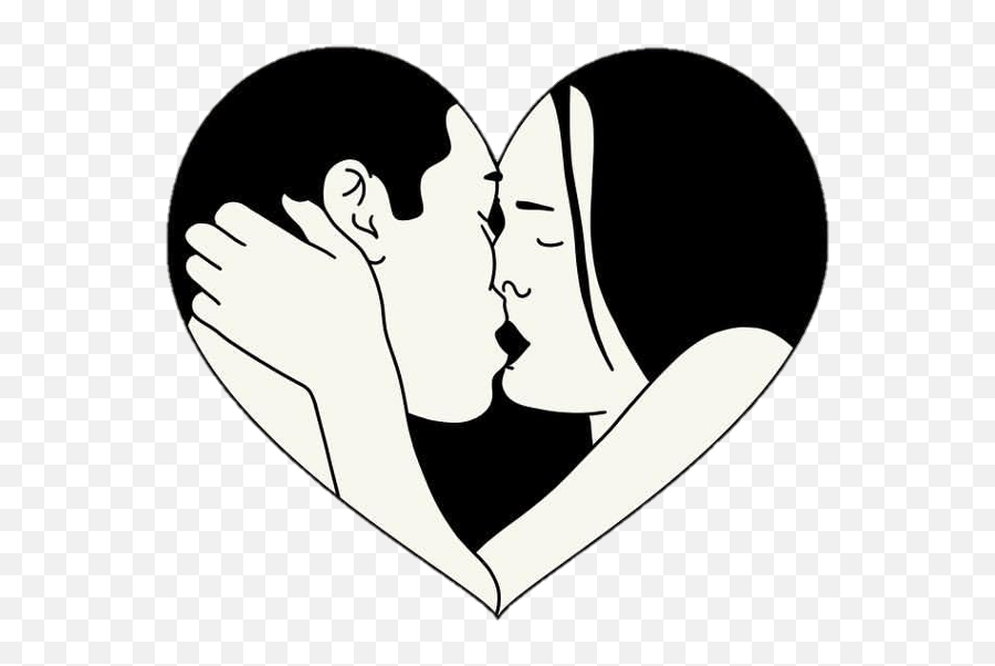 Love Kiss Heart Tumblr - Love Transparent Cartoon Jingfm Romantic Emoji,Kiss Heart Emoji
