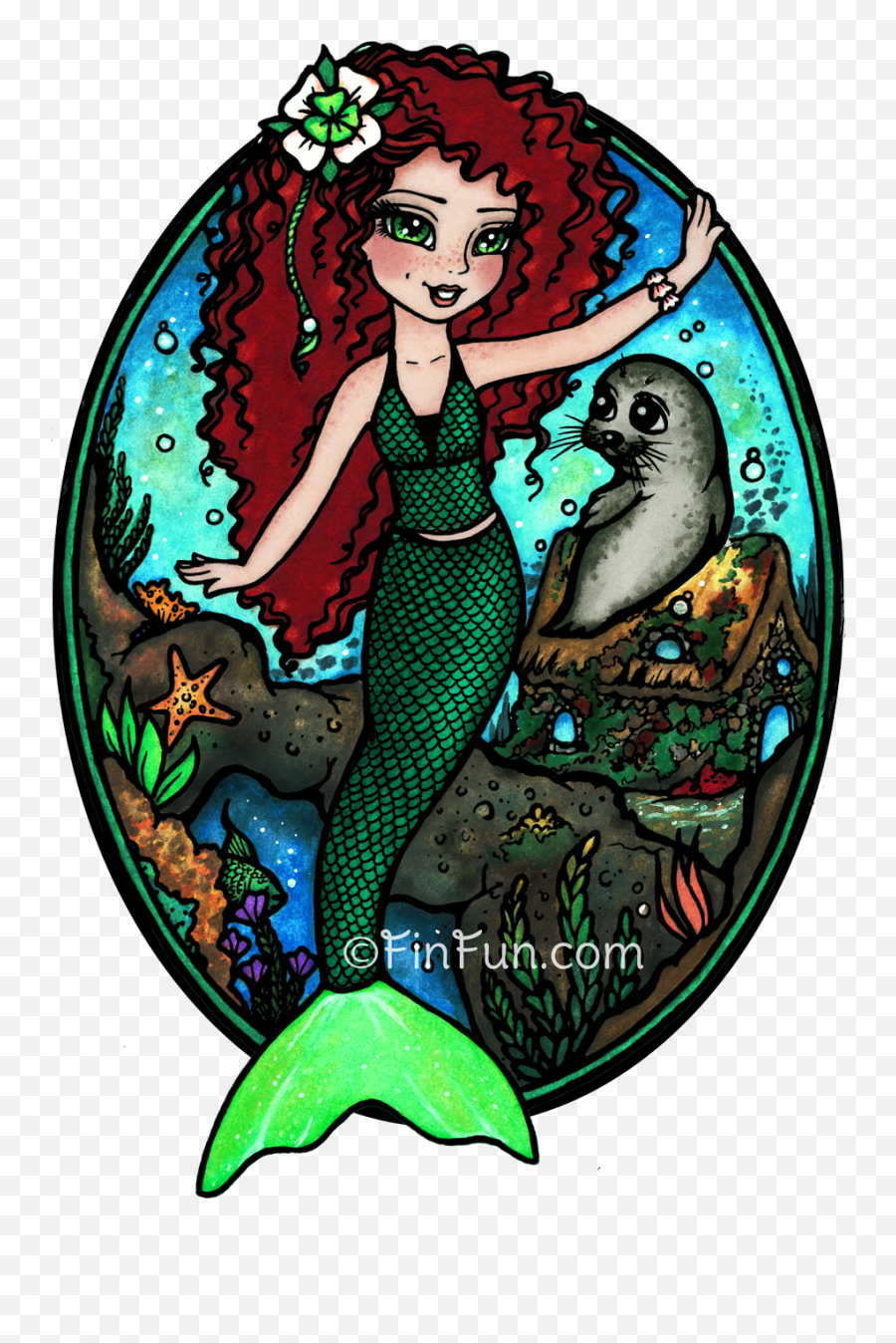 Fin Fun Mermaid Tale Brynn Clipart - Mermaid Emoji,Is There A Mermaid Emoji