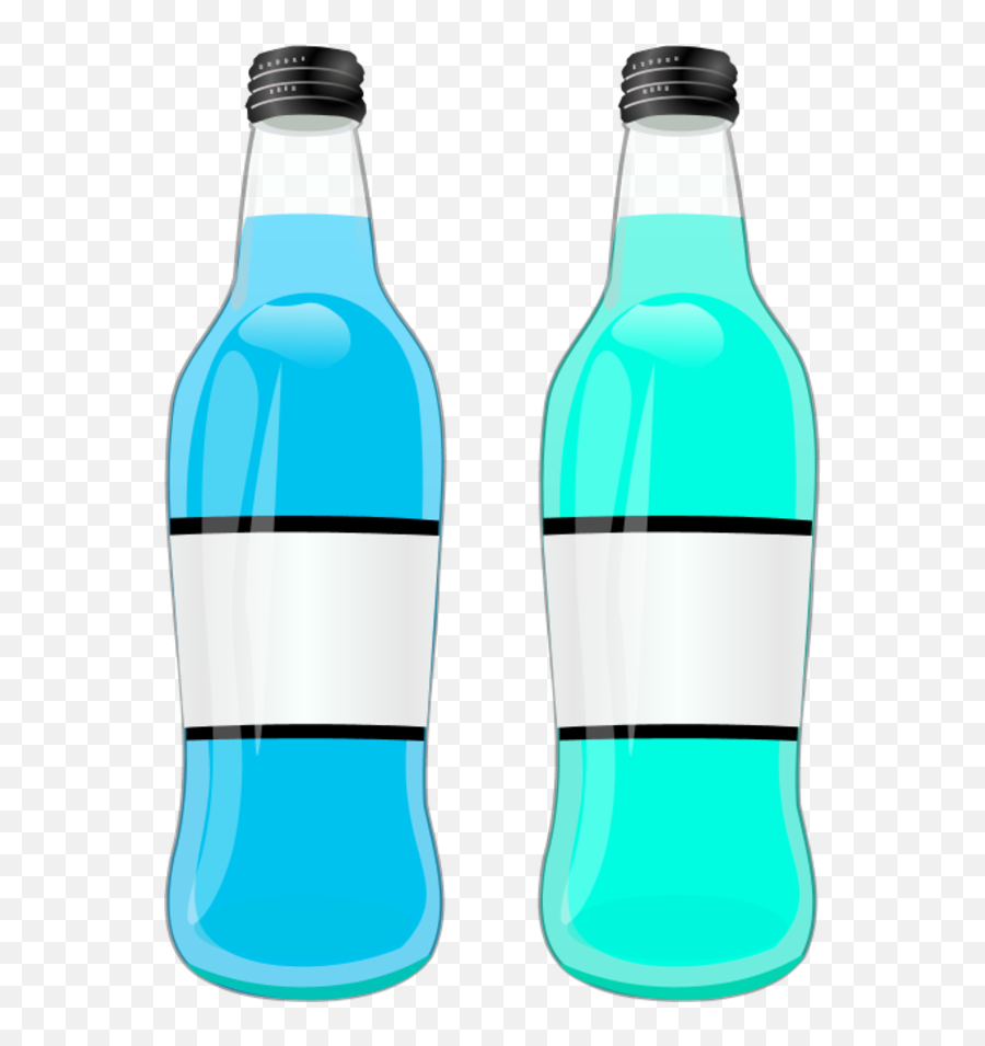 Two Bottle Bottles - Soda Pop Bottles Shower Curtain Clipart Two Bottles Clipart Emoji,Soda Can Emoji