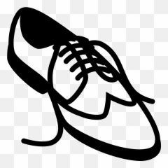 Emojione Bw 1f45e - Clip Art Emoji,Shoe Emoji