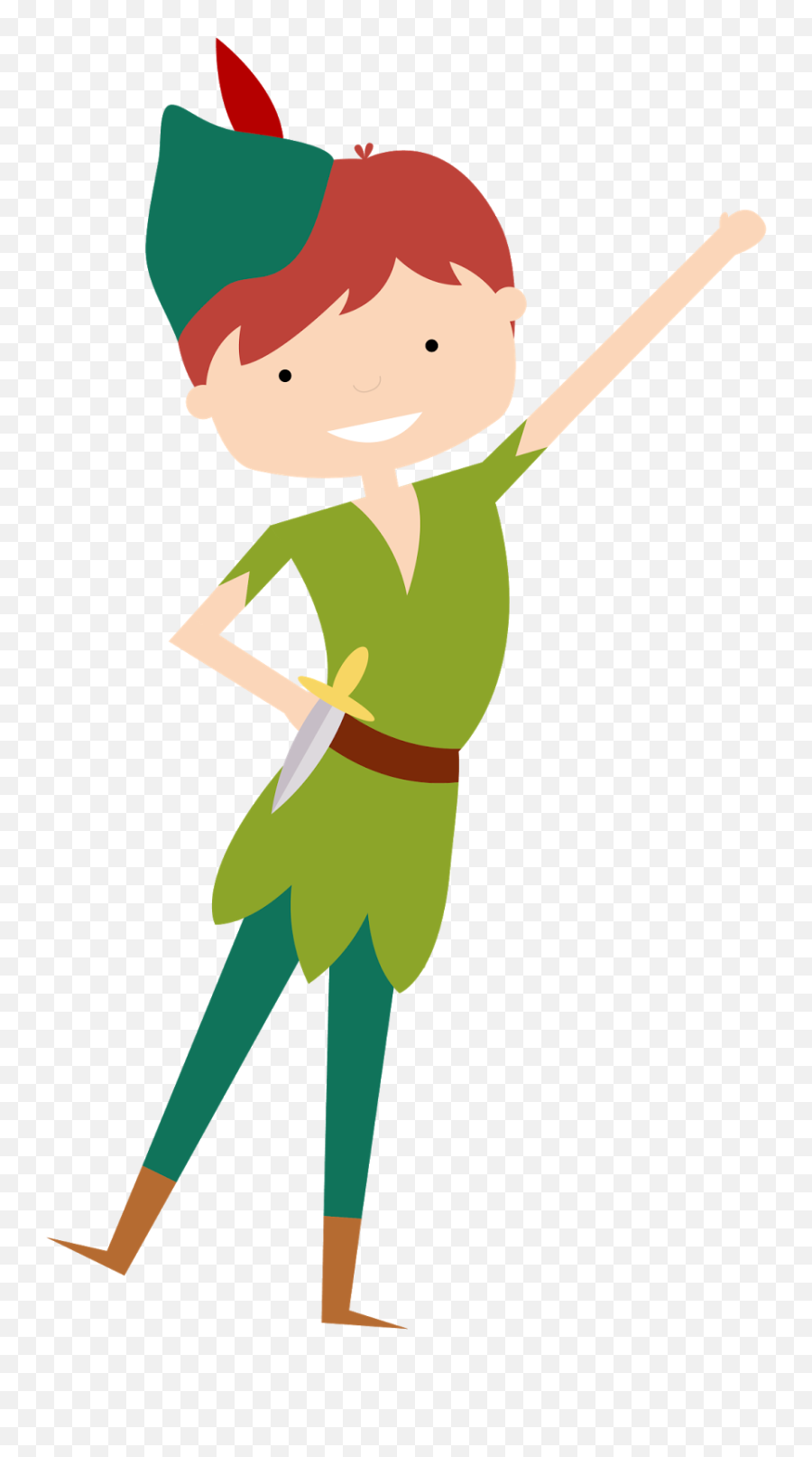 Peter Pan Captain Hook Wendy Darling - Clipart Peter Pan Transparent Emoji,Peter Pan Emoji