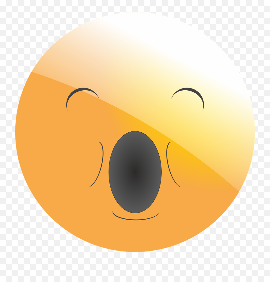 Emoticon Smiley Tired Yawn Sleep - Emoji Menguap,Sweat Emoji