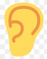 Twemoji2 1f442 - Ear Emoji