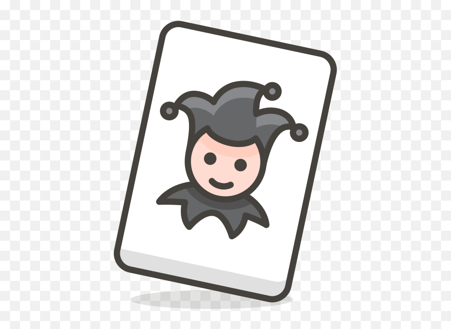 683 - Cartoon Emoji,Joker Card Emoji