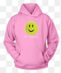 Hit Happy Tennis Hoodie - James Harden Pink Hoodie Emoji,Tennis Emoticon
