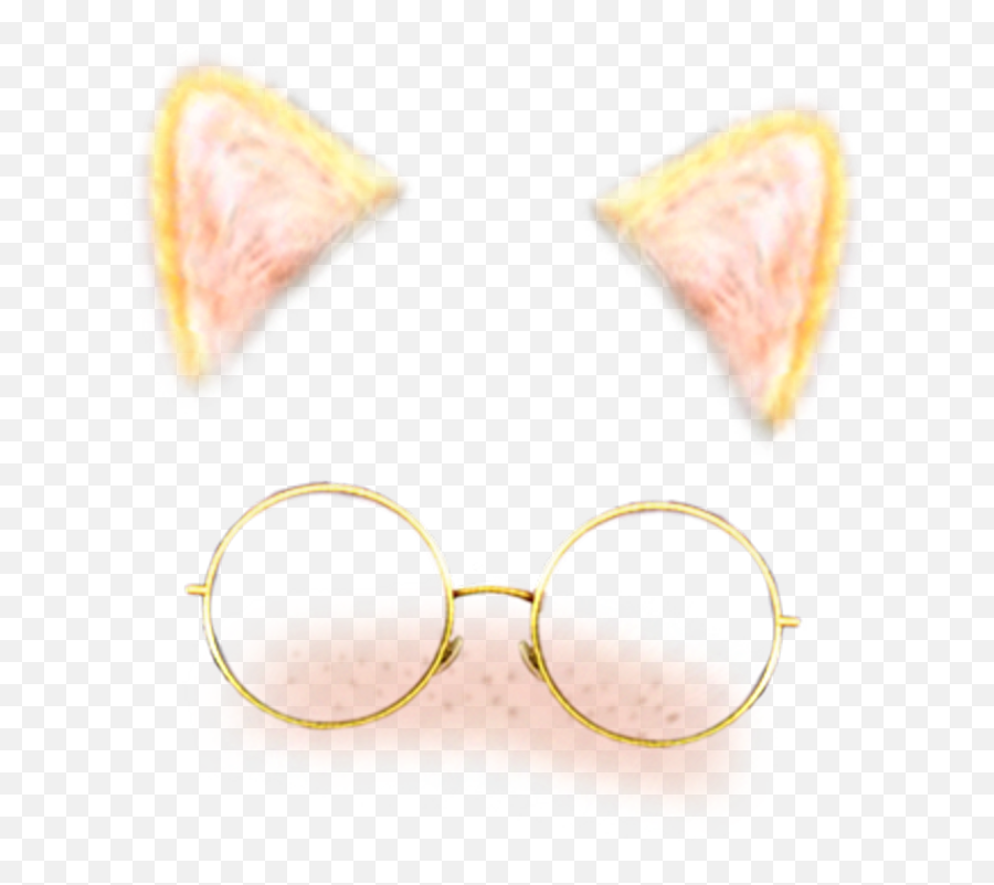 Snapchat Snapchatfilter Cat Blush Glasses Cute Freetoed - Transparent Cute Snapchat Filters Emoji,Sunglasses Emoji On Snapchat