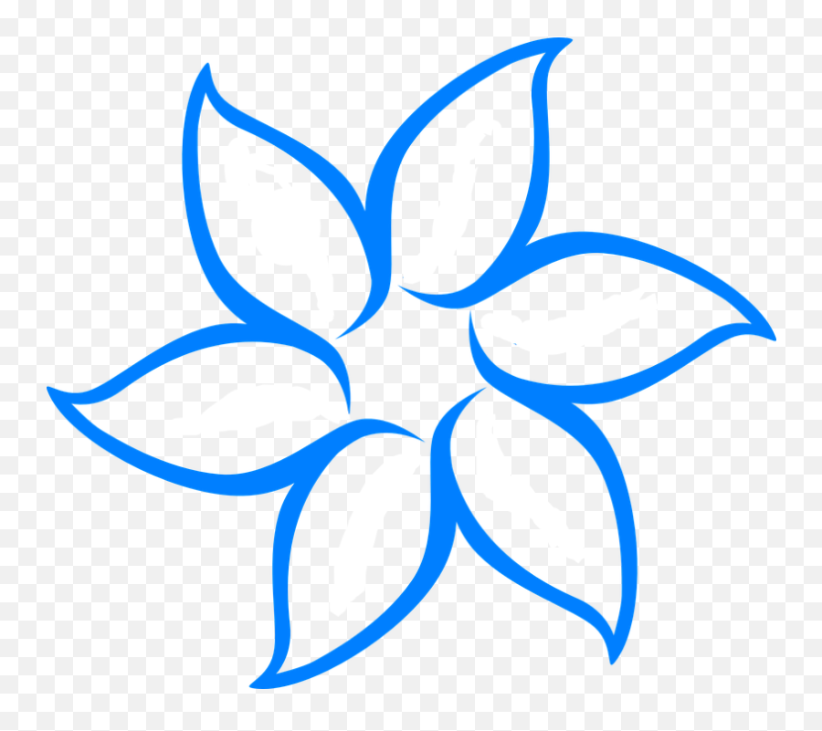 Free Blue Flower Blue Vectors - Mothers Day Flower Drawings Emoji,Butterfly Emoji