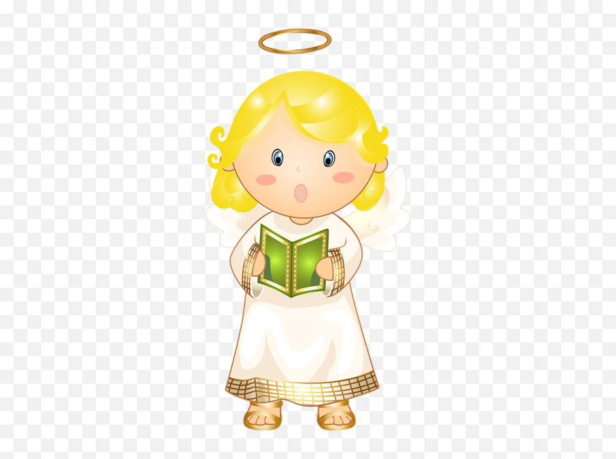 Jeny Chique - Little Angels Angels Read Books Clipart Emoji,Guardian Angel Emoji