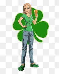 Happy St - Cartoon Emoji,St Patricks Day Emoticon