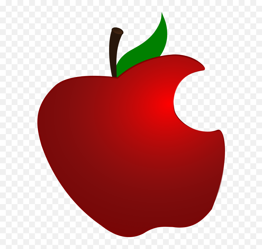 Library Of Apple With A Bite Out Of It Clip Black And White - Apple With Bite Clipart Emoji,Bite Emoji