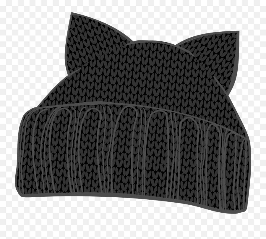 Kitten Hat Knit Hat Winter Hat Cute - Knit Cap Emoji,Magic Hat Emoji