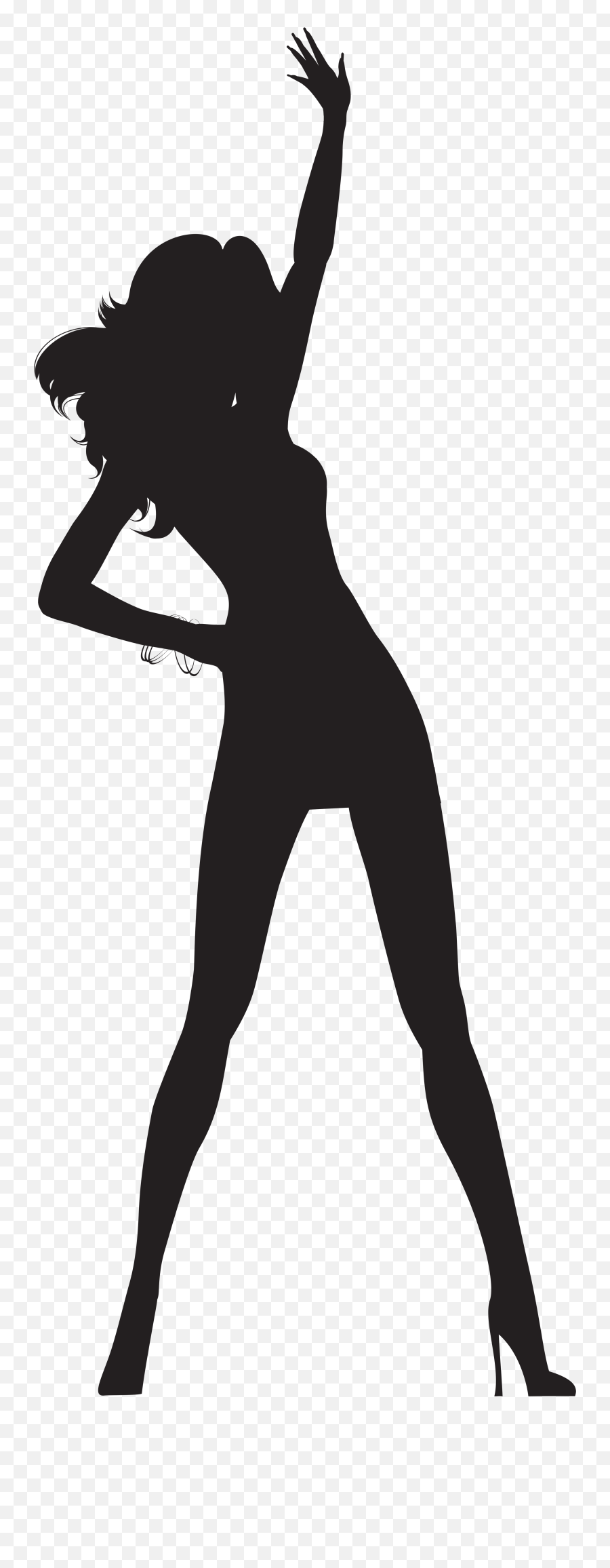 11 Ladies Dancing Clipart - Dancing Girl Silhouette Png Emoji,Dancing Lady Emoji Costume