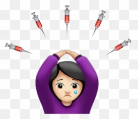 emoji aesthetic grunge edgy trippy rot needles fear try - Clip Art