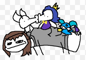 Me Kissing Keda And Slapping Fleja When - Cartoon Emoji