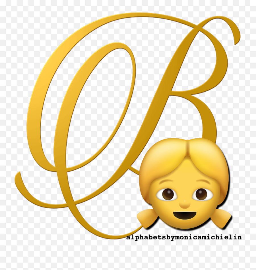 Blonde Girl Emoticon Emoji Alphabet Png - Alphabet,Blonde Girl Emoji