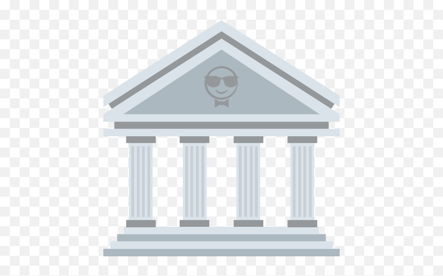 Classical Building Emoji For Facebook Email Sms - Greek Building Emoji,Greek Emoji