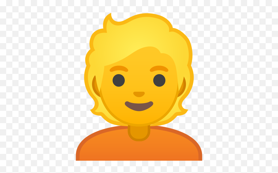 Blond Hair Emoji - Blond,Hair On Fire Emoji