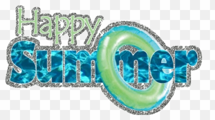 Animated Images Gifs - Happy Summer In Glitter Emoji