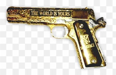 Gold Gun Scarface Freetoedit - Emoji