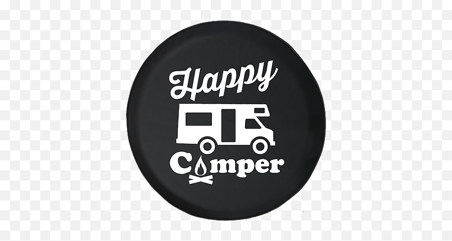 Spare Tire Cover Happy Camper Camp Fire - Circle Emoji,Mariner Emoji