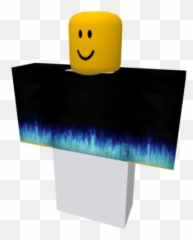 White and Blue Flame - Brick Hill Shirt Template Emoji