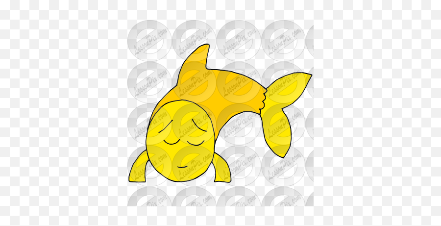Sleepy Fish Picture For Classroom Therapy Use - Great Clip Art Emoji,Sleepy Emoticon Text