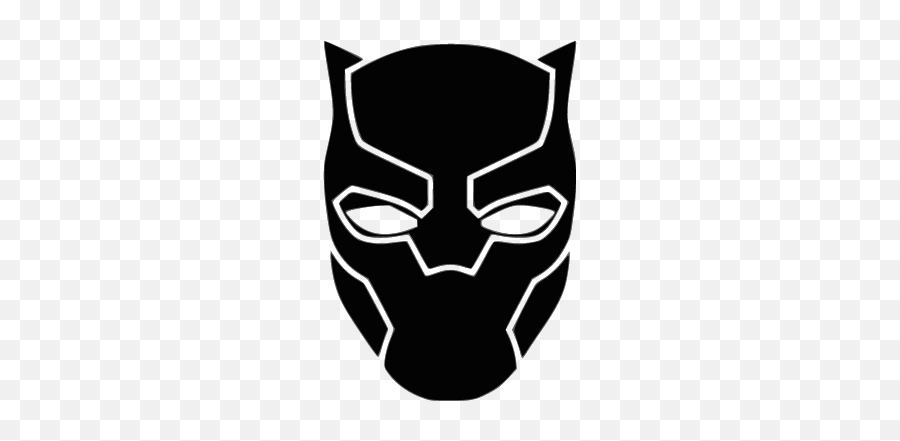 Black Panther Logo 3 - Decals By Iamkrall Community Gran Black Panther Png Emoji,Black Muscle Emoji