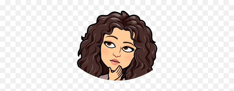Marrying For Money Throwbackthursday Emoji Pictures - Bitmoji With Curly Hair,Snapchat Emoji