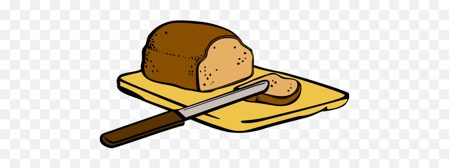 Bread With Knife - Slicing Of Bread Clipart Emoji,Cinnamon Roll Emoji