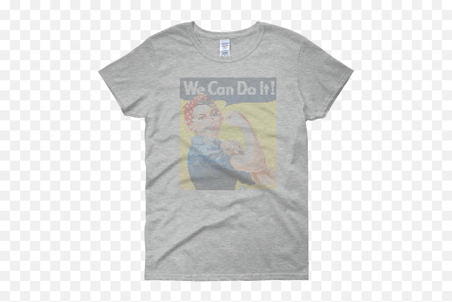 We Can Do It Feminist Ascii Art Womenu0027s Classic Fit T - Shirt Emoji,Ascii Emoticons