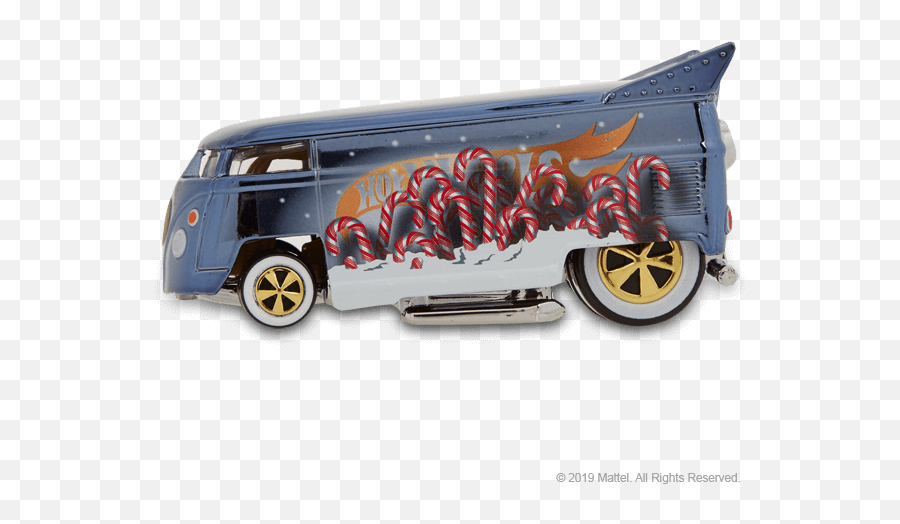 Rlc Exclusive Holiday Volkswagen Drag - Hot Wheels Drag Bus Christmas Emoji,Missed The Bus Emoji