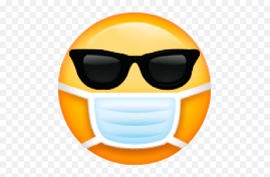 Quarantine Emojis - Happy,Goggles Emoji