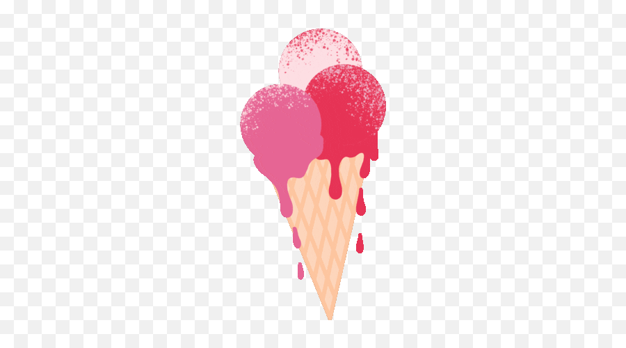 Ice Cream Pink - Ice Cream Gif Transparent Emoji,Ice Cream Cloud Emoji