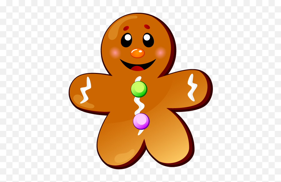Gingerbread Man Clipart - Gingerbread Graffiti Emoji,Gingerbread Man Emoji