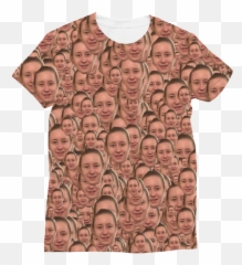Your Face Custom Giant Cushion - T Shirt Emoji