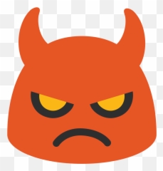 T - Devil Emoji Png,Mad Emoji