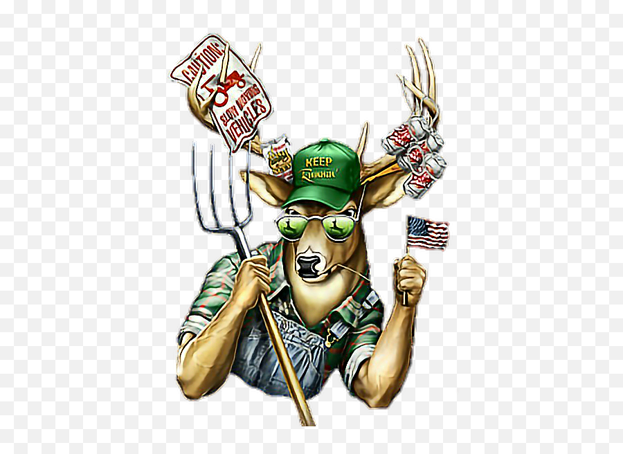 Hillbilly Redneck Hunting Hunters - Redneck Painting Emoji,Deer Hunting Emoji