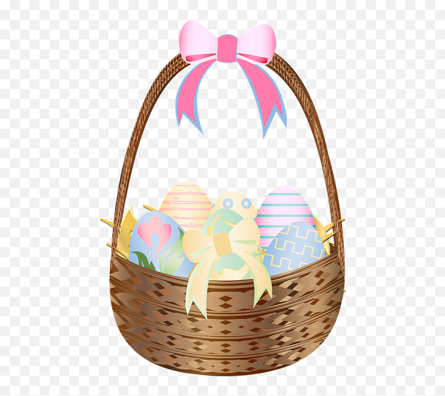 Graphic Easter Basket Eggs - Cesta Ovo De Páscoa Png Emoji,Easter Basket Emoji