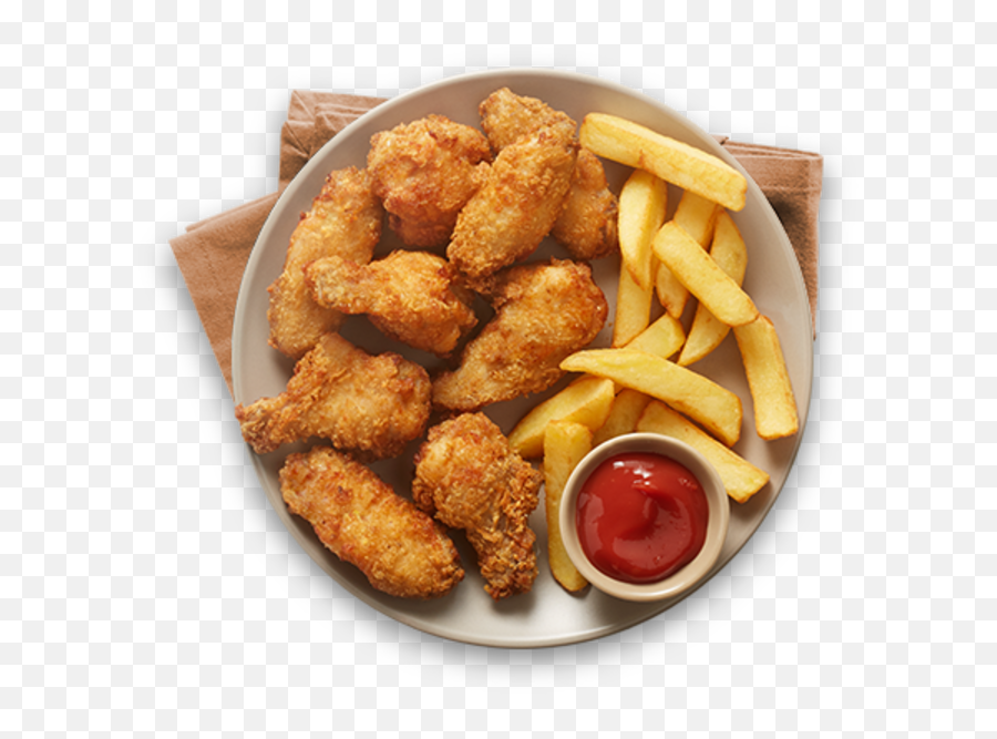Kfc Png - Chicken Nuggets With French Fries Emoji,Taco Bell Emoji