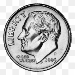 Dollars Clipart Cent - Us Dime Emoji