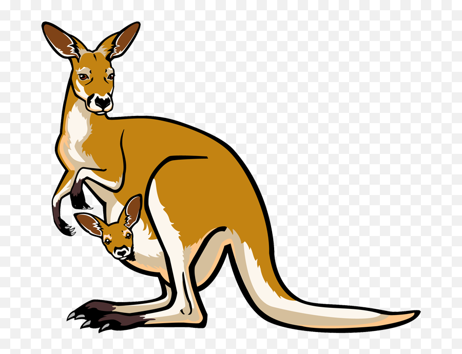 Clip Art Kangaroo Free Clipart Images - Kangaroo Clipart Emoji,Kangaroo Emoji