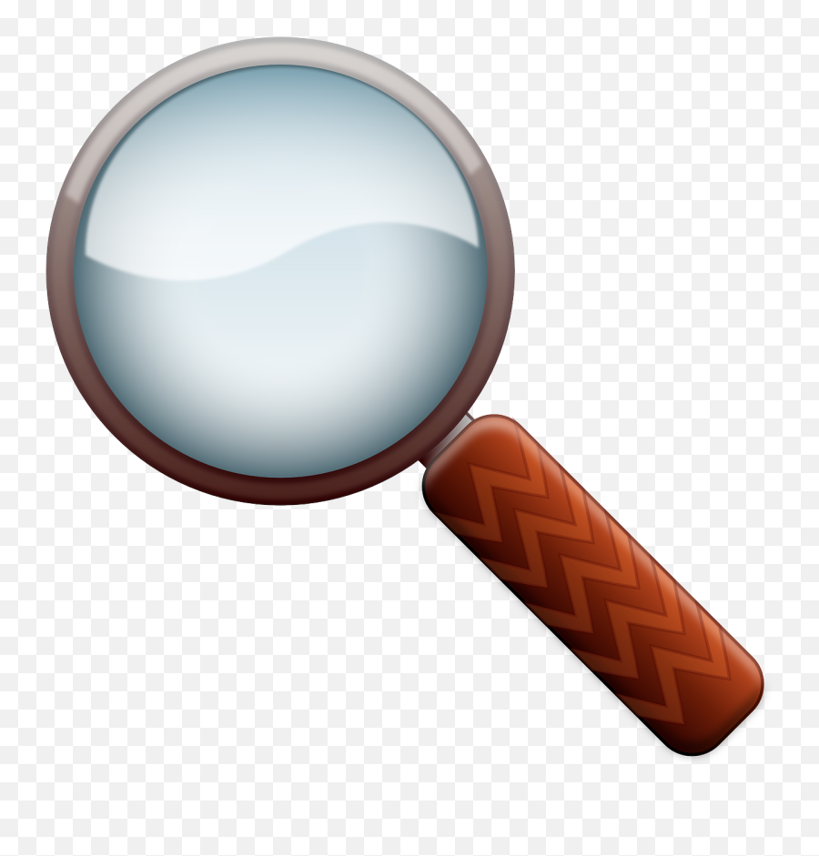 Magnify Loupe Lense Magnifying Glass - Magnifying Glass Clipart Colored Emoji,Find The Emoji Magnifying Glass