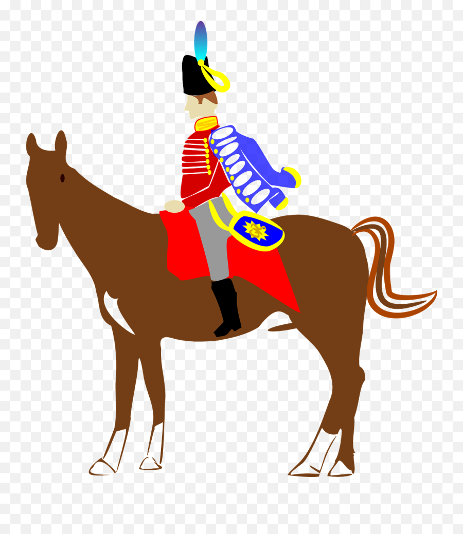 Man Riding Horse Rider Barrie - Soldier On A Horse Png Emoji,Hand Horse Horse Emoji