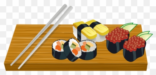 Sushi - Sushi Clipart Png Emoji,Sushi Roll Emoji