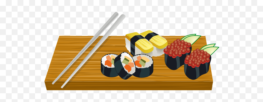 Sushi - Sushi Clipart Png Emoji,Sushi Roll Emoji