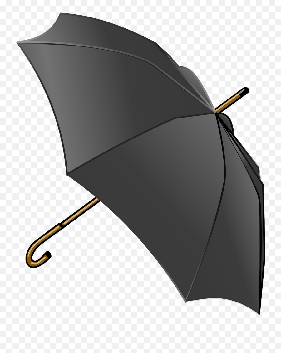 Umbrella Tool Weather Canopy Rain - Black Umbrella Clipart Emoji,Umbrella Sun Emoji