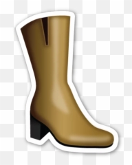 Emoji V1 - Transparent Rain Boots Stickers,Cat Boot Emoji